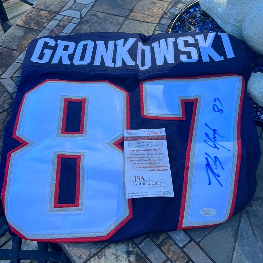 Gronkowski Autographed Jersey